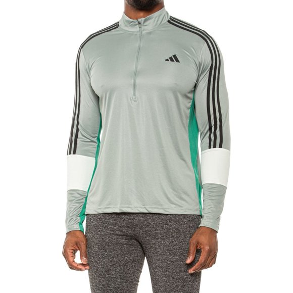 NWT adidas Training Color-Block 3-Stripes Pants  Silver Green 267sn - Picture 4 of 4